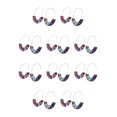 thumbnail image 1 of Pendientes Colgantes Universales sweethay Estilo Sencillo Forma de U Estampado de Leopardo, 1 of 6