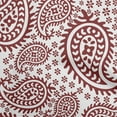 thumbnail image 1 of oneOone Rayon Brown Fabric Asian Paisley Craft Projects Decor Fabric Printed By The Yard 56 Inch Wide, 1 of 4