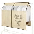 thumbnail image 1 of Dustproof Clothes Rack Cover Expandable Hanging Closet Cover Shoulder Dust Cover Clothes Protector for Coats Suits Dresses, 1 of 8