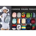 thumbnail image 4 of Atzi Hats Case for Baseball Caps Hard Travel Hat Case Cap Carrier Hats Storage Box Shoulder Strap Carabiner Fits 6 Hats, 4 of 9