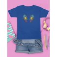 thumbnail image 3 of Flower Embroidery Hand Drawn T-Shirt Juniors -Image by Shutterstock,  x-Large, 3 of 4
