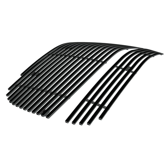 APS Premium Stainless Steel Black 8x6 Horizontal Billet Grille Compatible with Chevy HHR 2006-2011 Combo N19-J86878C