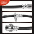 thumbnail image 6 of A-Premium Front Passenger Brake Hydraulic Hose Compatible with Select Honda and Acura Models - Civic 2012-2015, ILX 2013-2015 - Replace# 01464TX6A01, 6 of 9