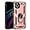 RoseGold, variant on for iPhone 12 Case iPhone 12 Pro Case, Extreme Protection Military Armor Dual Layer Protective Cover with 360 Degree Swivel Ring Kickstand Jade Green