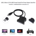 thumbnail image 1 of Adaptador de cable de impresora USB 2.0 macho a 25 pines DB25 hembra Likrtyny, 1 of 7