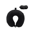 thumbnail image 2 of Cómodo Cojín Para El Cuello Xtellar negro  Almohada De Espuma Viscoelástica Almohada en forma de U Almohada de viaje Almohada, 2 of 4