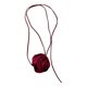 thumbnail image 1 of Gargantilla de flores de rosa, collar con cuerda para la cintura, joyería gótica de moda, banda para el cuello retro para Rojo, 1 of 9