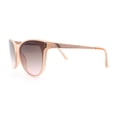 thumbnail image 6 of Womens Oversized Cat Eye Horn Rim Inset Lens Sunglasses Peach - Pink, 6 of 7