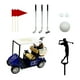 thumbnail image 5 of Adornos para tartas de cumpleaños de golf, decoración para selecciones de pasteles, adornos multiusos para magdalenas, decoraciones para pasteles para Carro Azul, 5 of 8
