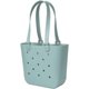 thumbnail image 2 of Large Beach Bag | Waterproof Rubber Tote with Zipper Pocket for Travel, Pool, Boat, Groceries, Sports | Getaway Bag Collection | Almond Birch, 2 of 5