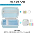 thumbnail image 2 of Funda de transporte Supmay Hard para impresora de pegatinas Suave, color azul, 2 of 6