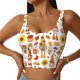 thumbnail image 1 of Fotbe Gnomes Autumn Harvest Sujetador Deportivo Largo sin Aros para Mujer con Almohadillas y Soporte Medio, Transpirable y Absorbente, Camiseta Tipo Chaleco o Tank Top-Small, 1 of 8