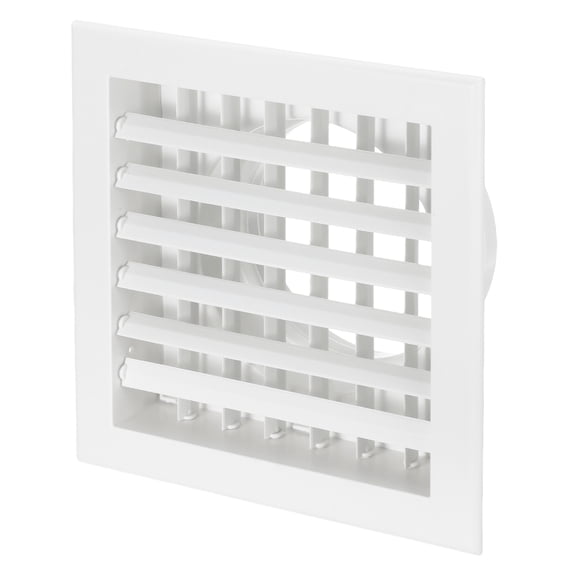 Uxcell 8 x 8 Inch Square Vent Cover, 6 Inch Dia. Adjustable Air Diffuser, White