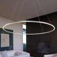 thumbnail image 2 of VONN Tania 60" Adjustable ETL Certified Integrated LED Chandelier in Silver, 2 of 13