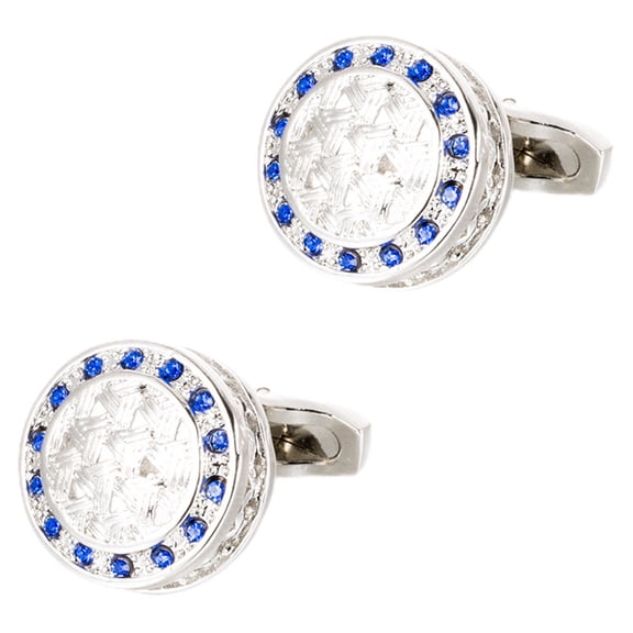 FRCOLOR 1 Pair Men’s Metal Stylish Buttons Fashion Accessories for Dress Shirts