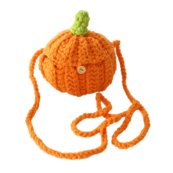 1pc Punto de punto en forma de bolsa de caramelo bolsa pequeña bolsa de almacenamiento de cuerpo cruzado de caramelo