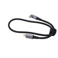 thumbnail image 1 of Cable Tipo C A Tipo C Velocidad Rápida Tipo C A ángulo Recto Cable Tipo C Cable Trenzado De Nailon Carga Y Transmisión USB 4.0 Para Computadora, 1 of 8