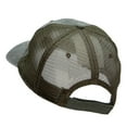 thumbnail image 3 of Keepin it Real Embroidered Washed Trucker Cap - Olive Olive OSFM, 3 of 5