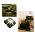 thumbnail image 6 of BIZHUA Simple&Opulence Throw Blanket for Couch Blankets for Women 100 Cm Cozy Lightweight Fleece Blanket for Home Decor, 1 Blanket, 6 of 6