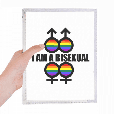 I Am A LGBT Rainbow Notebook Loose Diary Refillable Journal Stationery