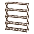 thumbnail image 1 of Amdohai Solid Bamboo Shoe Rack Foldable Freestanding Shoe Shelf Installation-Free Shoe Organizer, 1 of 9