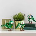 thumbnail image 4 of Fankiway St.Patrick's Day Birds Decorations and Ornaments, St.Patrick's Day Birds Decor, Fabric Bird Figurines with Leaf Clovers, Tabletop Standing Bird Ornaments, Irish Style Holiday Bird Ornaments, 4 of 6