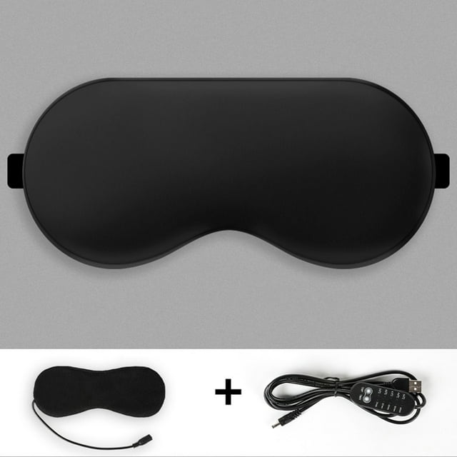 Canada Day Kcavykas Fall Savigs, Household Essential,Simulated Silk Usb Temperature Control Eye Mask Female Lunch Break Shading Eye Mask Heating Hot Compress Sleep Eye Mask