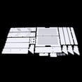 thumbnail image 5 of DENEST 2 Tiers Wooden Shoe Cabinet Holds up to 12 Pairs Freestanding Shoe Rack Storage Organizer, White, 5 of 14