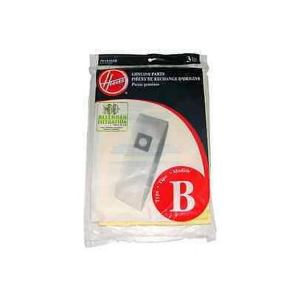 Genuine Hoover Style B Micro Allergen Vacuum Bags Type 4010103B Light Weight [Single Loose Bag]