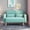 Aquamarine, variant on Small Modern Fabric Sofa Mid Century 2 Seater Sofa Couch with Lumbar Pillows, Solid Wood Legs for Living Room, Small Space, Dorm, Office, Bedroom.