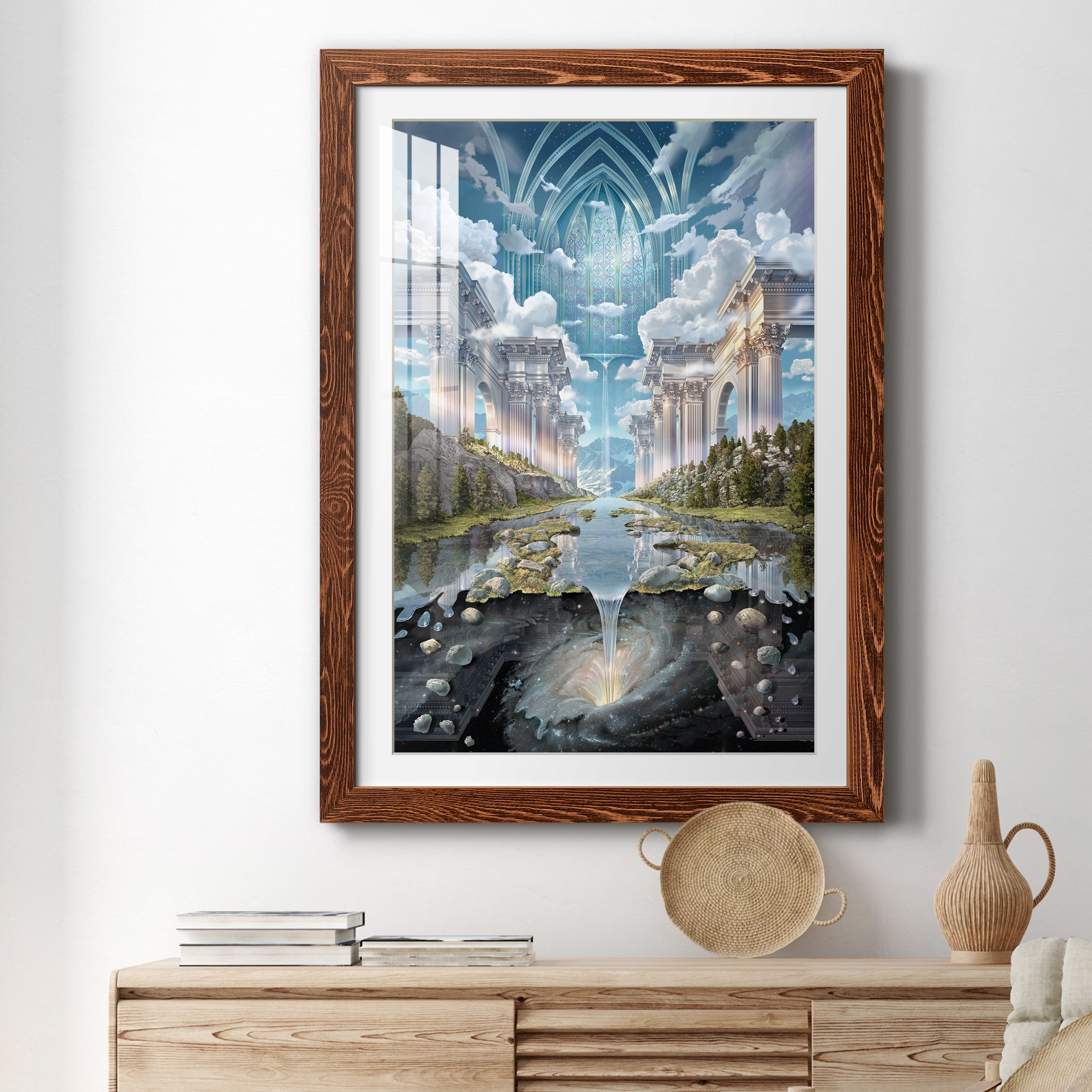 Genesis II - Premium Framed Print - Distressed Barnwood Frame - Ready to Hang