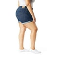 thumbnail image 3 of Levi Strauss Signature Women's and Women's Plus Size Mid Rise 5" Cuffed Shorts, Sizes 2-28, 3 of 5