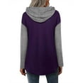 thumbnail image 4 of ZJXFGS Lightweight Hoodies for Women,Hoodies for Women Pullover,Fleece Hoodie Women,Hoodies Cute,Womens Pullover Sweatshirts,Hoodie Cute Purple M, 4 of 6