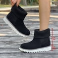 thumbnail image 5 of OKBOP Women's Slip-On Boots Round Toe Pull-On Foam Cushioning Block Heel Black Stylish Women's Boots Sizes 36, 5 of 5