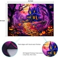 thumbnail image 6 of Sevenstars Halloween Tapestry Purple Castle Tapestry Wall Hanging for Room Decor,59.1" x 82.7", 6 of 6