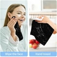 thumbnail image 7 of Coolnut 6 Pack Black White Marble Pure Cotton Washcloths 12 x 12 Inch Reusable Absorbent Soft Cotton Face Towels Fingertip Towels Set for Gym Towels,Hotel and Spa Wash cloth, 7 of 7