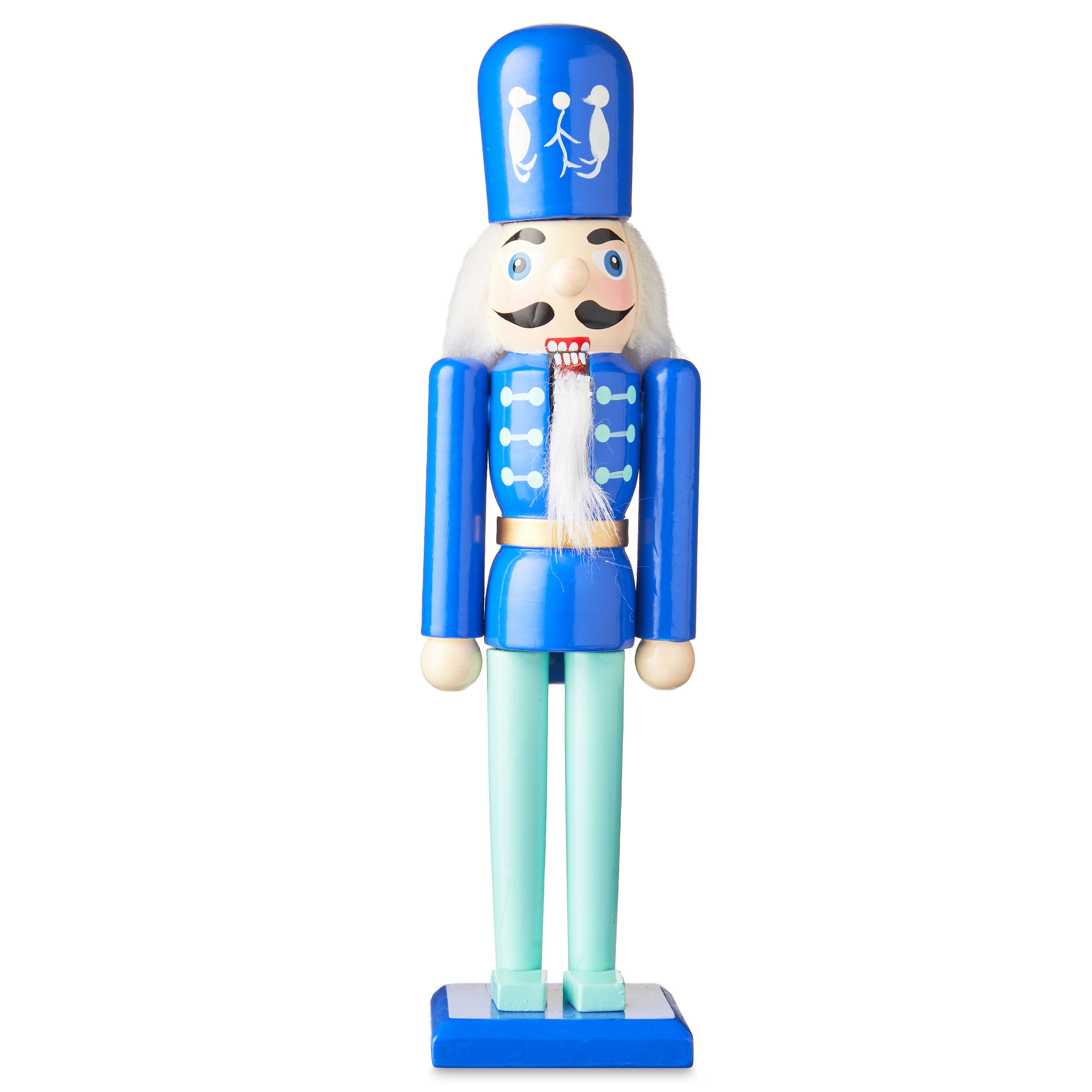 Holiday Time Nutcracker Tabletop Decor, Blue