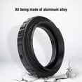 thumbnail image 4 of T2 T Mount  Aluminum Lens Adapter Ring for  EF DSLR, Infinity Focus, M42 Thread, Compatible with   1D, 5D, 6D, 7D, 80D with M42x0.75mm Thread, for Telescope, Microscope, 4 of 7