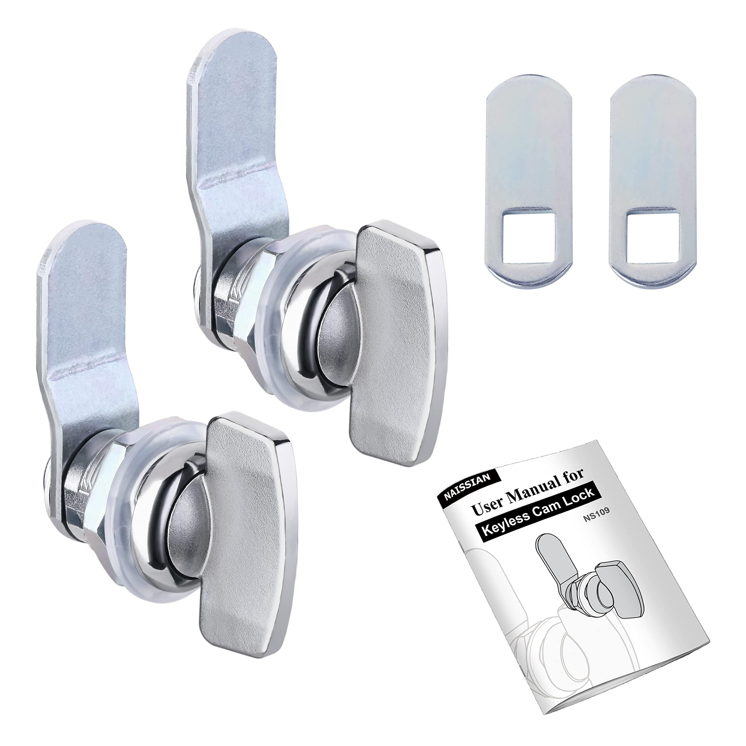 5/8 Inch Thumb Lock,RV Compartment Latch,Shower Door Lock Latch Keyless