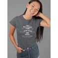 thumbnail image 2 of I Can Listen, Ignore And Forget T-Shirt Women -Smartprints Designs, Female x-Large, 2 of 4