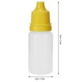 thumbnail image 3 of 50 Uds. Botella de líquido para ojos de 10ml contenedor de gotas para los ojos vacío exprimible portátil con tapa de tapón, 3 of 8
