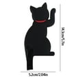 thumbnail image 2 of Refrigerator Magnetic Hook under $5! Yrmaups Magnetic Cat Tail Hook, Japanese Style Refrigerator Magnet Hook, Cute Kitchen Organizer for Keys, Towels, Utensils, Strong Hold, Flexible Tail, 14.3x5.2cm, 2 of 2