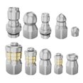 thumbnail image 5 of Complete Jetter Heads Kit Unblock Drains With Rotating Button Nozzle Tips, 5 of 5