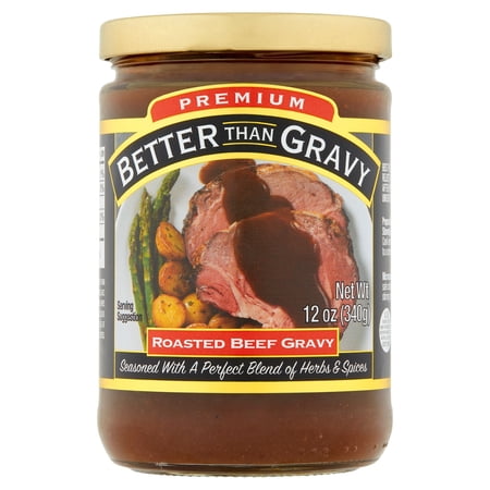 Better Than Gravy, Premium Roasted Beef Gravy, Shelf-Stable, 12 oz Jar