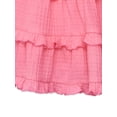 thumbnail image 2 of Planet Gold Toddler & Girls Summer Sleeveless Tiered Dress with Tie Straps, Sizes 12M-18, 2 of 6