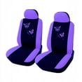 thumbnail image 1 of Car Seat Cover Vehicle Bucket Seat Cover 2pcs/Set,Butterfly Print Front Seat Covers, 1 of 2