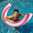 thumbnail image 5 of Swimming Pool Floats for Adults - Inflatable Curved Portable & Lightweight Pool Accessories for Ocean Lake and Party, 5 of 5