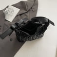 thumbnail image 4 of Bolso Hombro Con Forma Media para Mujer Piel Sintética Acolchada Viajes, 4 of 9