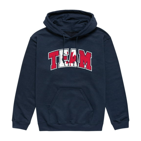 Instant Message - Team Canada - Men's Pullover Hooded Fleece Sweatshirt