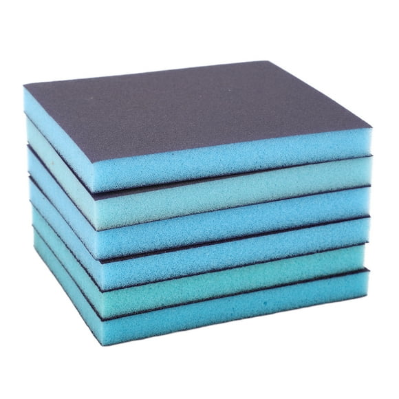 Manual Sanding Product6PCS Sanding Sponge 60‑320 Sand Sponge Kit Reusable Sanding Sponge Convenient Use